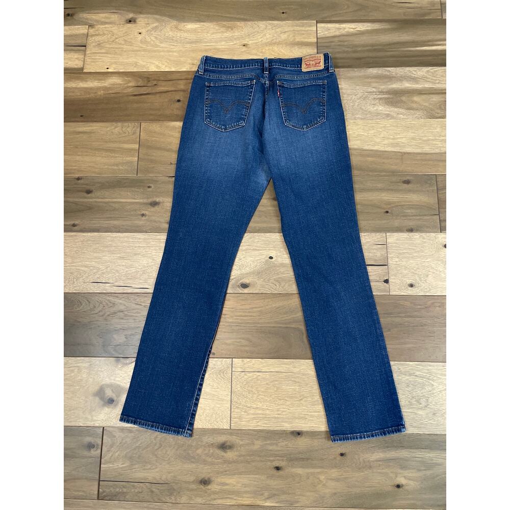 Levi’s 414 Relaxed Straight Jeans Size 29 Mid Wash Classic Straight Leg - Picture 7 of 8